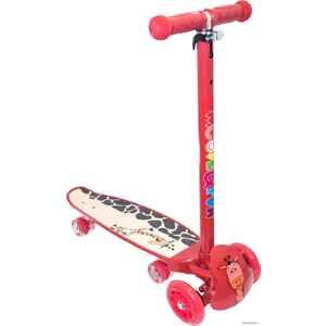 Двухколесный детский самокат Moove&Fun Hybrid (красный)