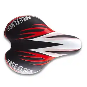 Велоседло DDK 1216 (Black-Red)