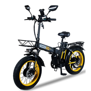 Электровелосипед Minako F10 Dual PRO (желтый) Электровелосипед Minako F10 Dual PRO (желтый)