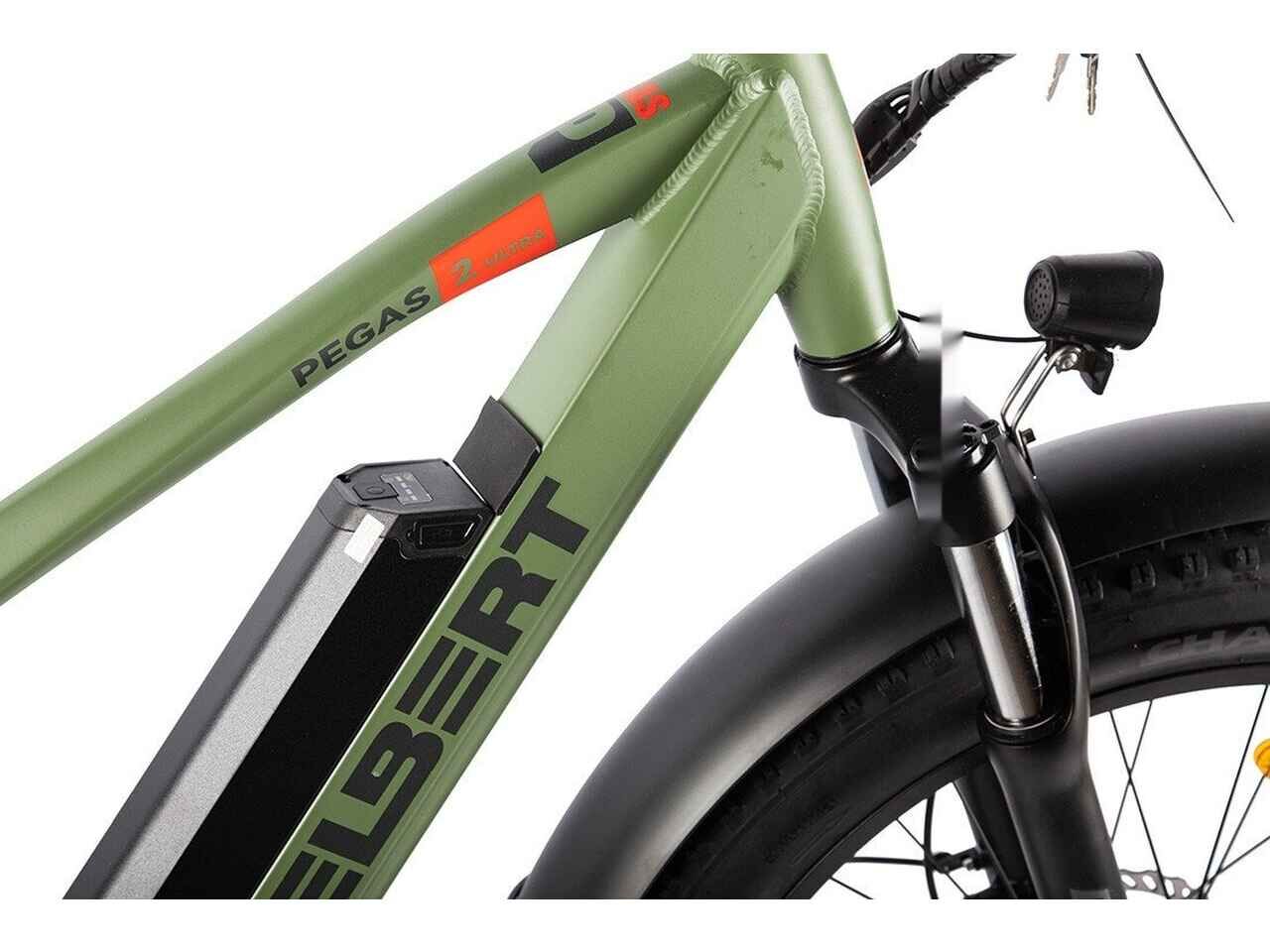 Электровелосипед Gelbert Pegas 2 ULTRA (хаки) Электровелосипед Gelbert Pegas 2 ULTRA (хаки)