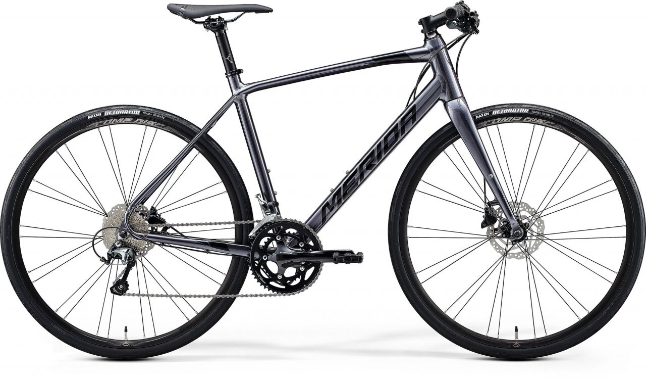 Велосипед Merida Speeder 300 (L, антрацит/черный, 2020)