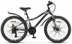 Велосипед Stels Turbo 410 MD р.12 2026 (черный/зеленый)