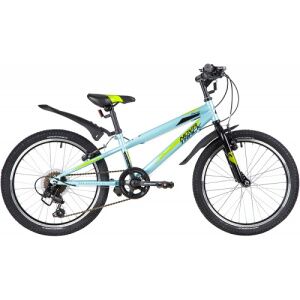 Детский велосипед Novatrack Racer 20 20SH6V.RACER.BL20 (голубой/черный, 2020)