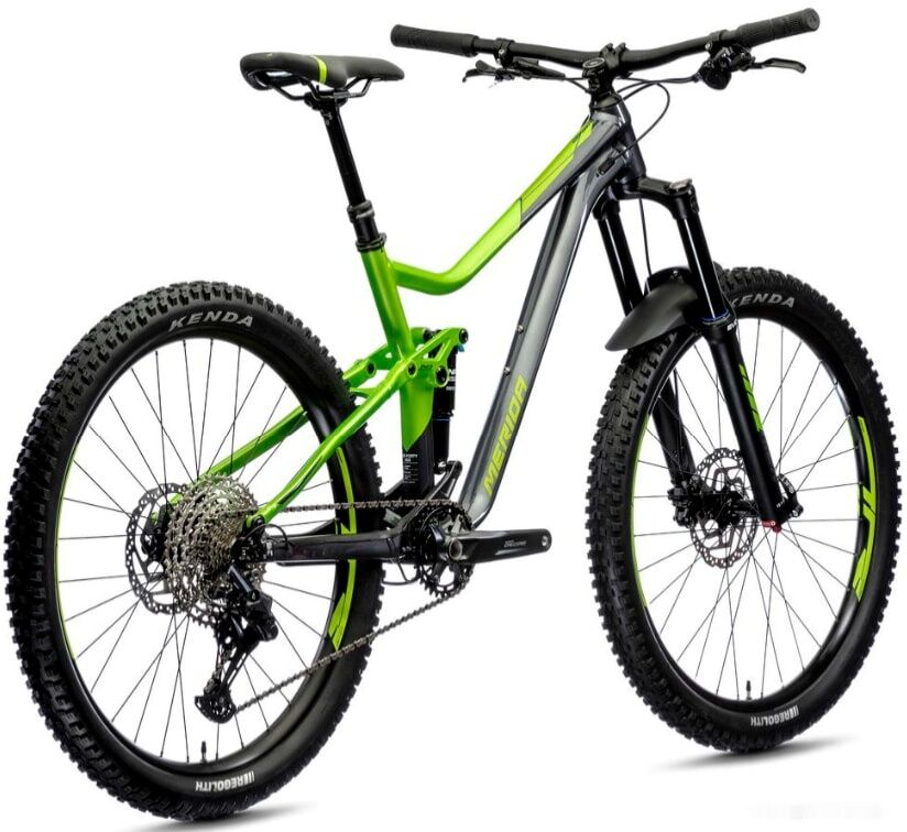 Велосипед Merida One-Forty 400 M 2021 (зеленый/антрацит)