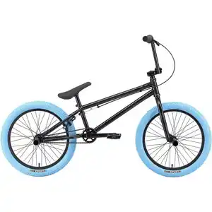 Велосипед Stark Madness BMX 4 2025 (серо-фиолетовый/черный/синий)