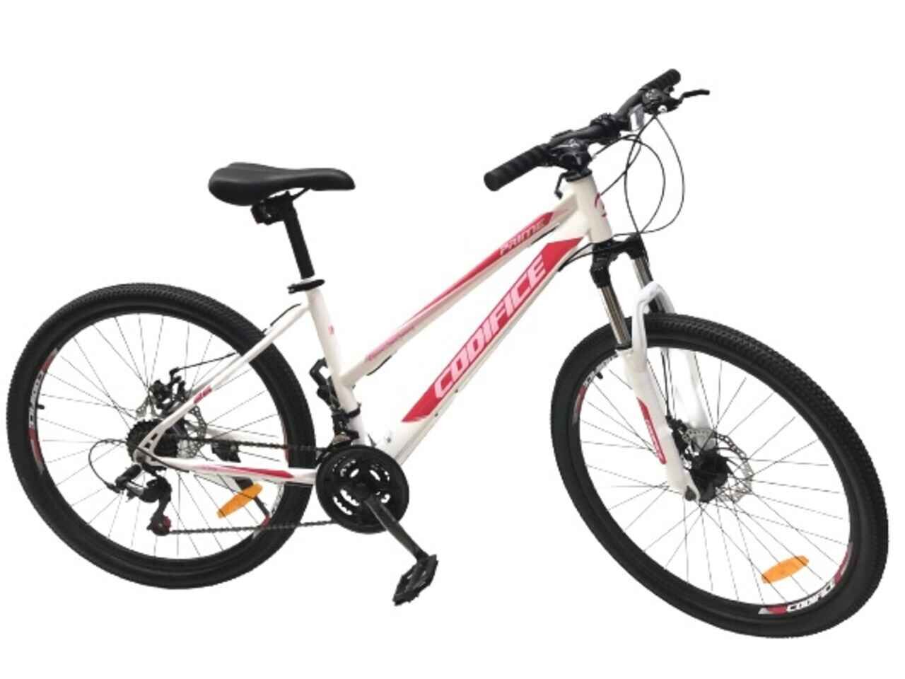 Велосипед Codifice Prime 24 (12, белый/розовый, 2021)
