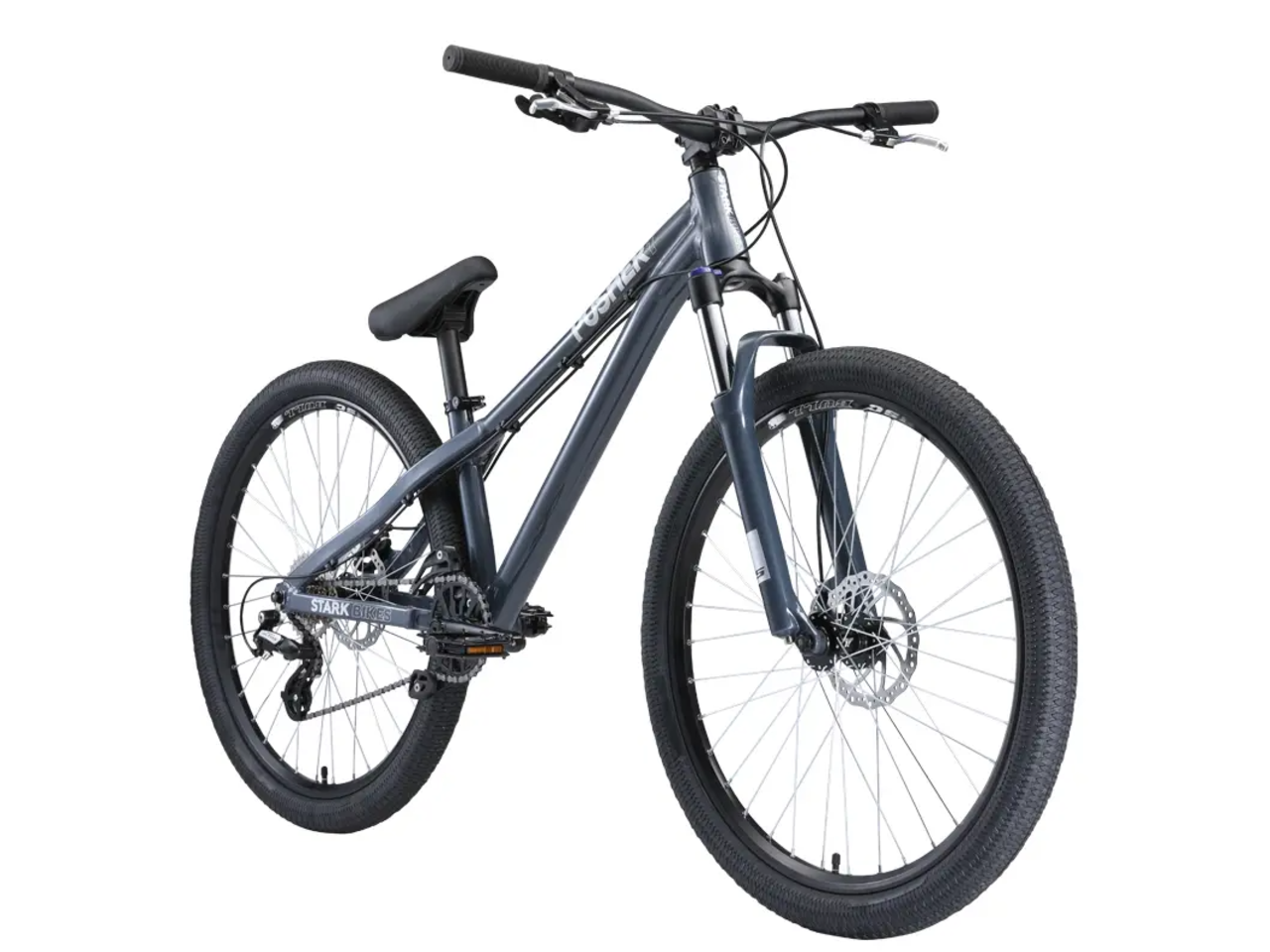 Велосипед Stark Pusher 1 (S, серый/серебристый, 2020)