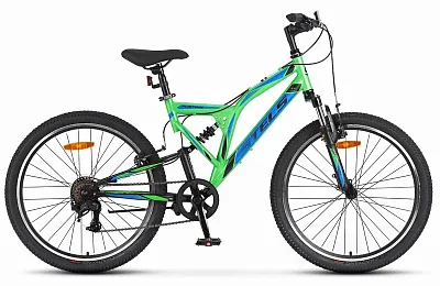 Велосипед Stels Mustang V 24 V020 (16, зеленый/черный)