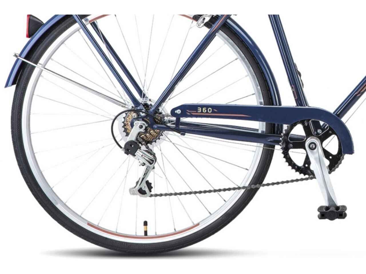 Велосипед Stels Navigator 360 28 V010 (21.5, синий, 2021)