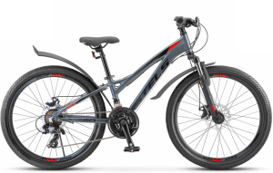 Велосипед Stels Turbo 460 MD Z010 24 (11, темно-серый, 2025) Велосипед Stels Turbo 460 MD Z010 24 (11, темно-серый, 2025)