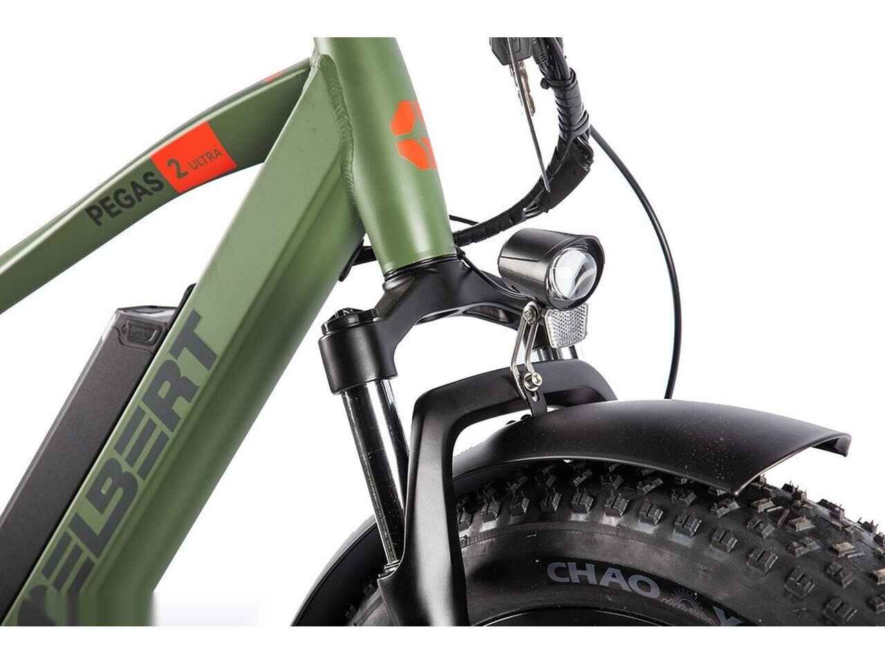 Электровелосипед Gelbert Pegas 2 ULTRA (хаки) Электровелосипед Gelbert Pegas 2 ULTRA (хаки)