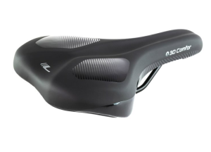 Велоседло FORCE 3D COMFOR L из пены с эффектом памяти черное 20036 Велоседло FORCE 3D COMFOR L из пены с эффектом памяти черное 20036