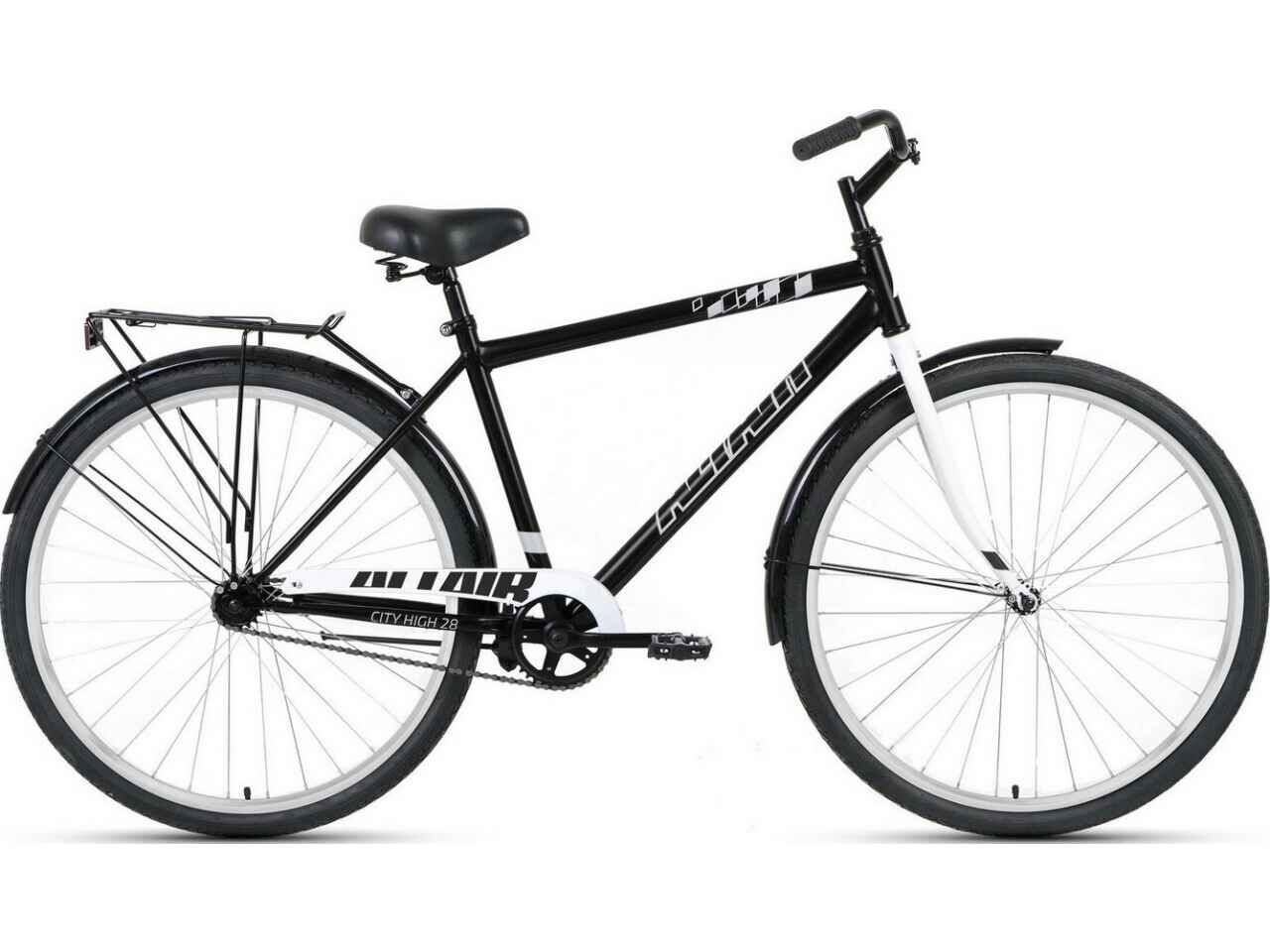 Велосипед ALTAIR City 28 high (19, темно-серый/серебристый, 2022)