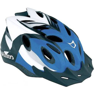 Спортивный шлем Catlike Diablo с козырьком L (белый/синий) 0118020LG07CVB