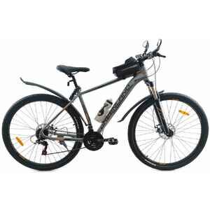 Велосипед GreenLand Oasis 27.5 2.0 (19, серый/оранжевый)