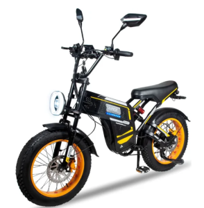 Электровелосипед Minako Apex 2025 (черный/желтый)