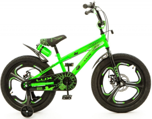 Детский велосипед Zigzag LUX Disc (литые диски) зеленый