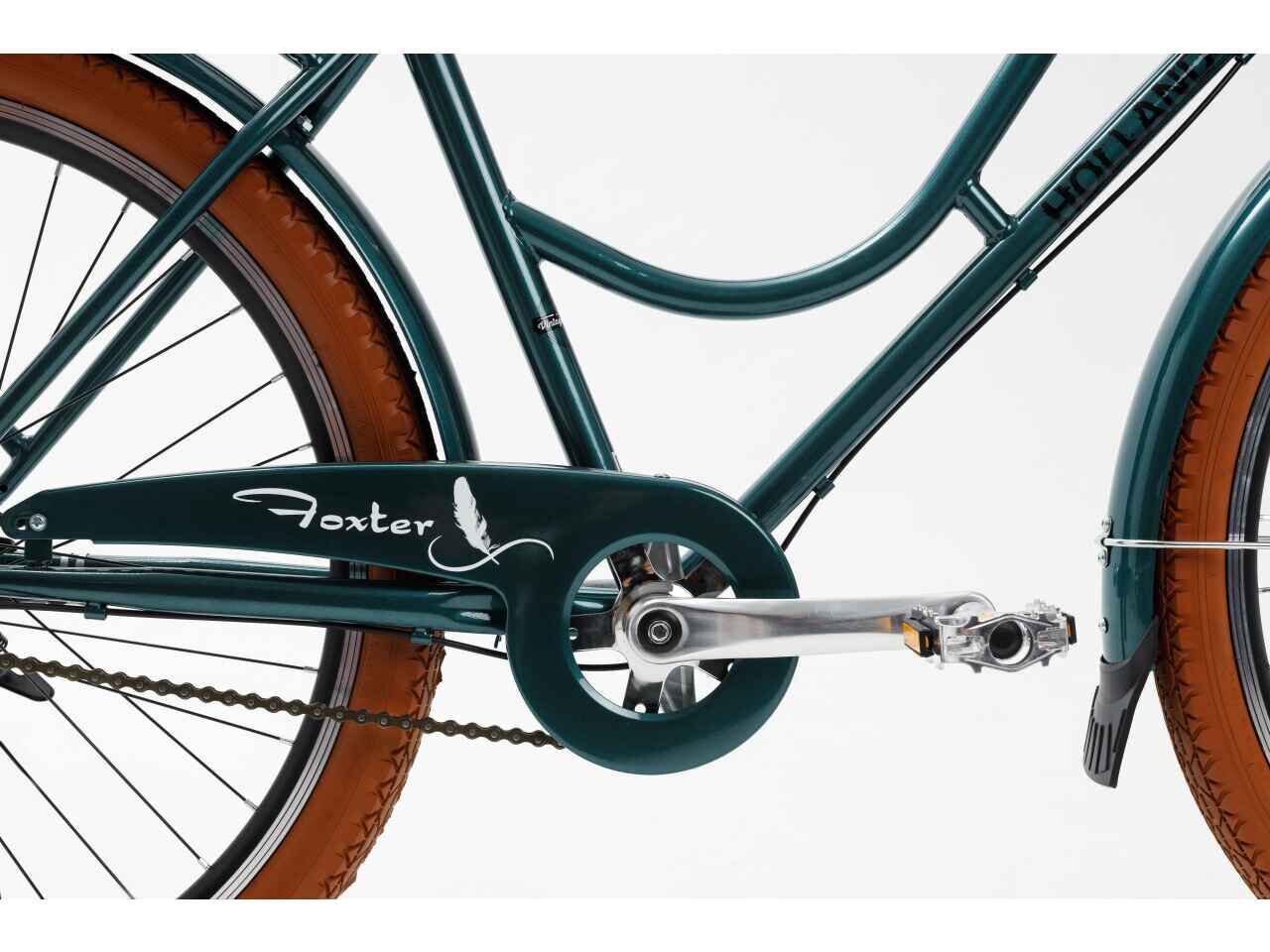 Велосипед Foxter Holland (17.5, темно-зеленый, 2023)