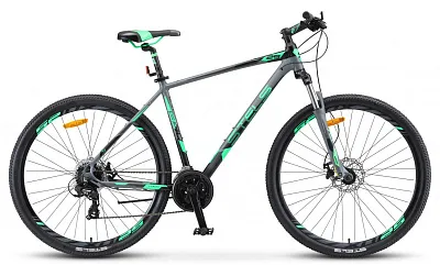 Велосипед Stels Navigator 930 MD 29 V010 (16.5, серый/зеленый, 2022)