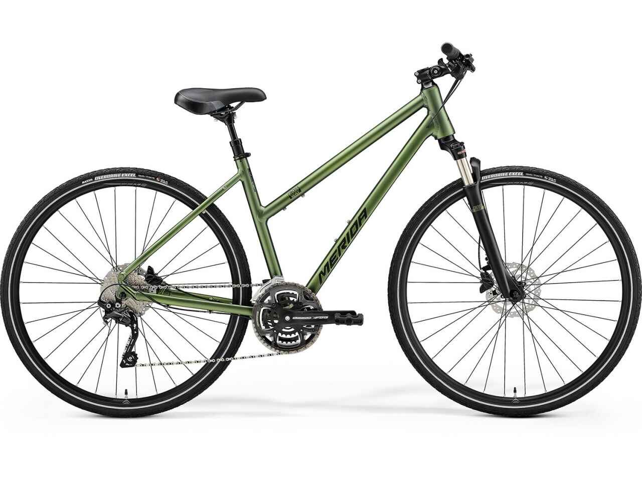 Велосипед Merida Crossway 300 Lady (XS, MattFogGreen/DarkGreen, 2021)
