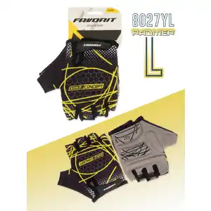 Перчатки велосипедные Favorit L 21-23 см (8027YL-L)