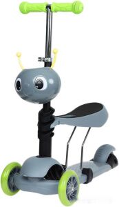 Трехколесный самокат Graffiti 5358842 (серый) Трехколесный самокат Graffiti 5358842 (серый)