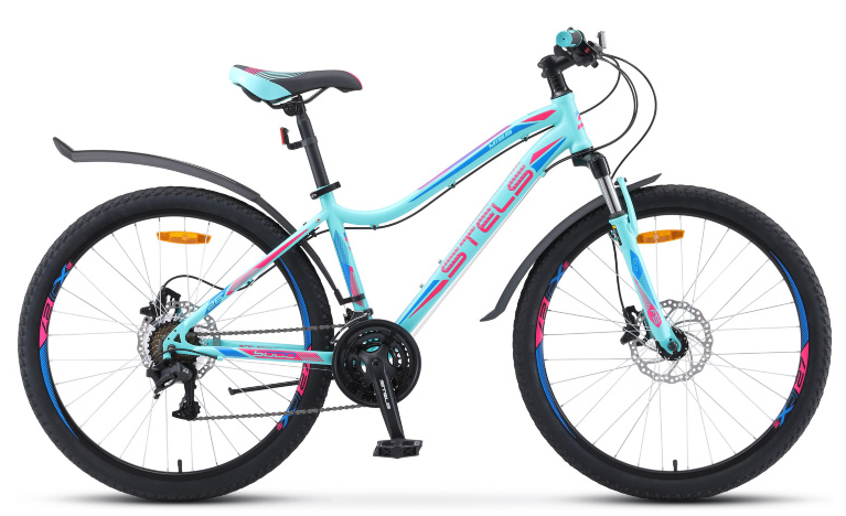 Велосипед Stels Miss 5000 D 26 V010 (17, голубой, 2020)