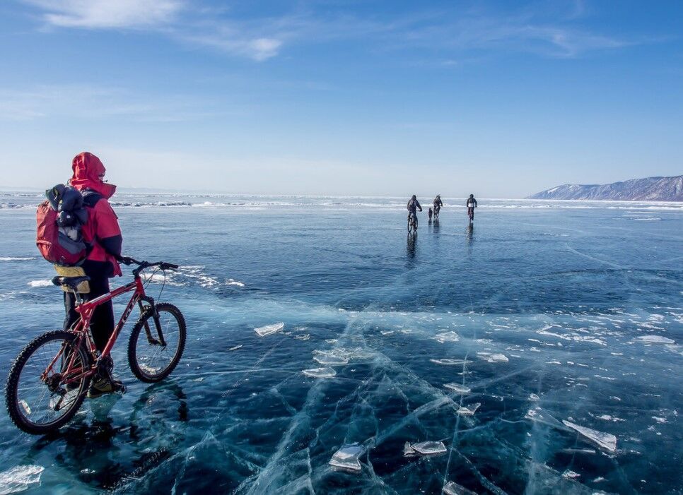 Зимний туризм на велосипеде
