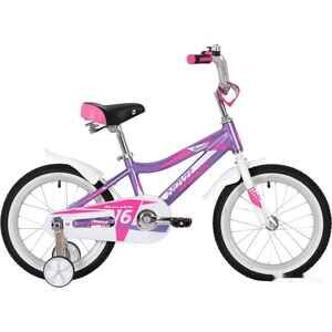 Детский велосипед Novatrack Novara 16 165ANOVARA.LC20 (фиолетовый/белый)