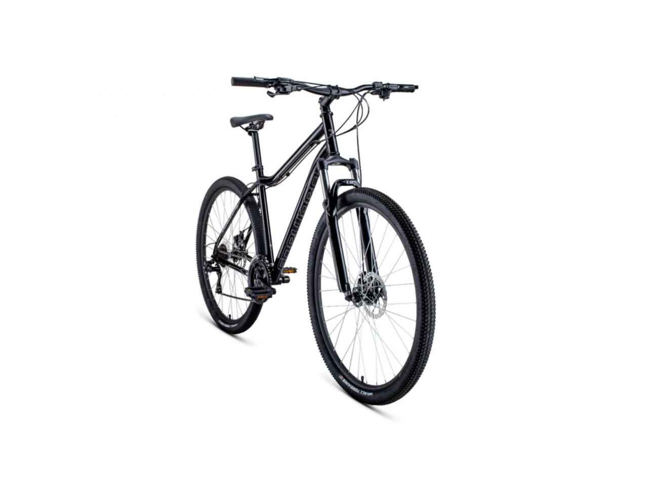 Велосипед Forward Sporting 29 2.2 Disc (19, черный/темно-серый, 2022) RBK22FW29950