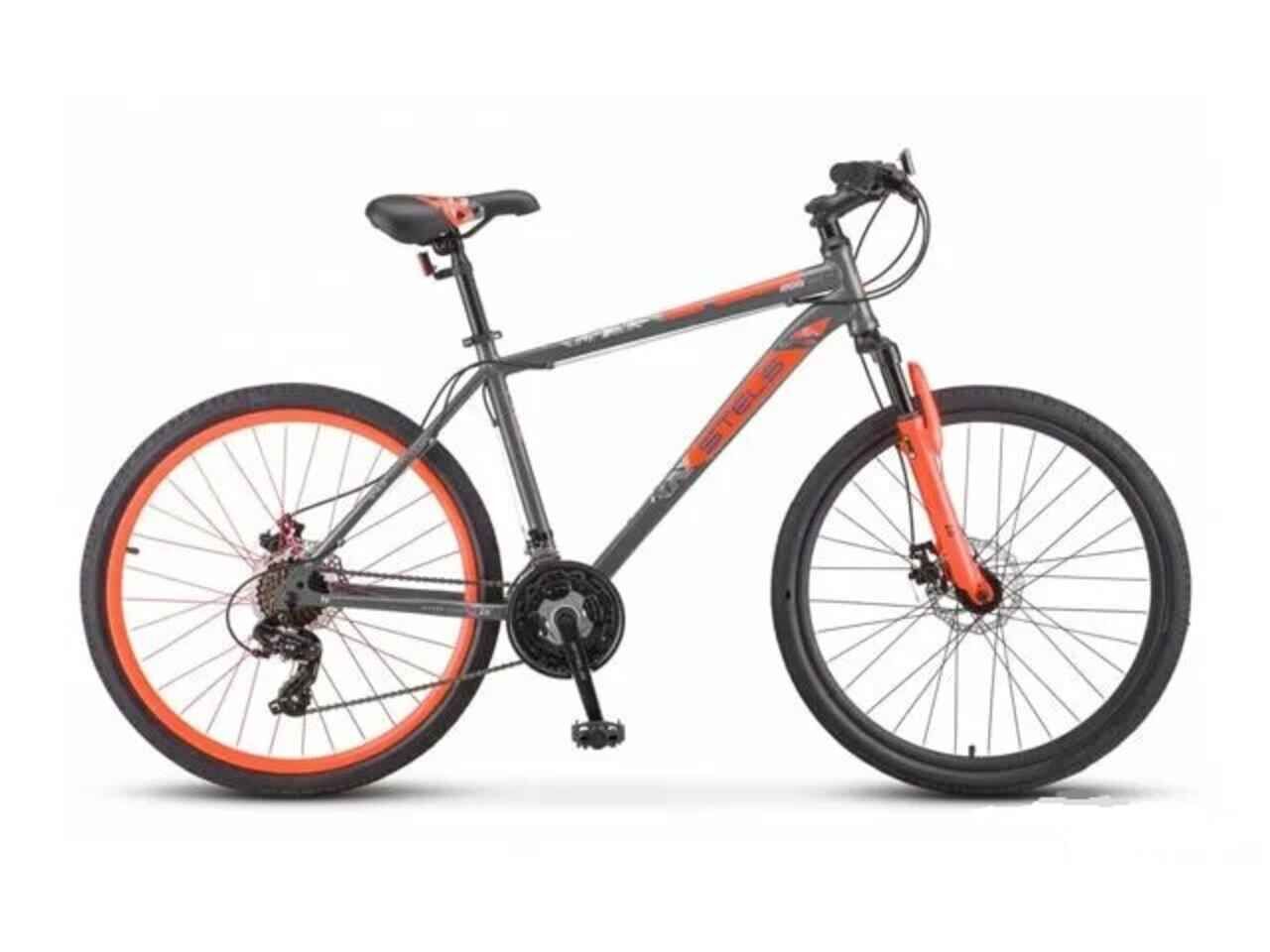 Велосипед Stels Navigator 500 MD 26 F020 (18, серый/красный, 2022)
