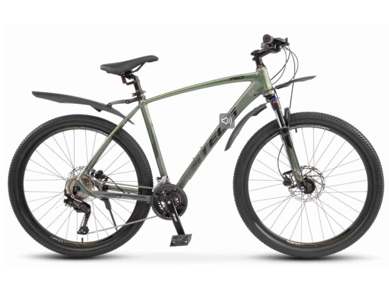 Велосипед Stels Navigator 750 D V020 27.5 (17.5, темный/оливковый, 2025) Велосипед Stels Navigator 750 D V020 27.5 (17.5, темный/оливковый, 2025)