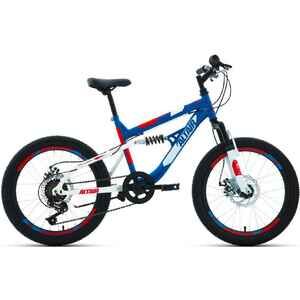 Детский велосипед ALTAIR MTB FS 20 disc (синий/красный, 2022) Детский велосипед ALTAIR MTB FS 20 disc (синий/красный, 2022)