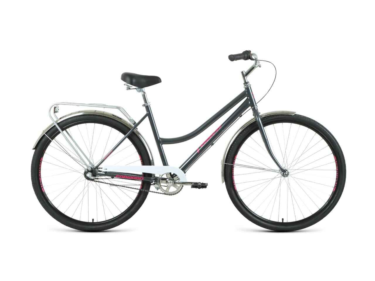 Велосипед Forward Talica 28 3.0 (19, темно-серый/розовый, 2021)