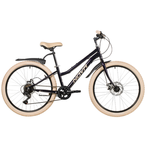 Велосипед Novatrack Jenny 24 Disc (12, фиолетовый, 2026) 24SHD.JENNY.12DVL6