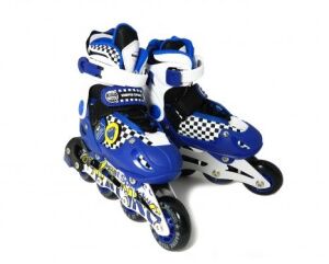 Роликовые коньки Vimpex Sport PW-126 CJ (р. 33-36, синий) Роликовые коньки Vimpex Sport PW-126 CJ (р. 33-36, синий)