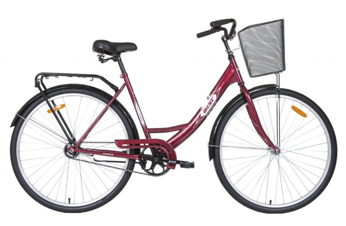 Велосипед Aist 28-245 (20, вишневый, 2022)