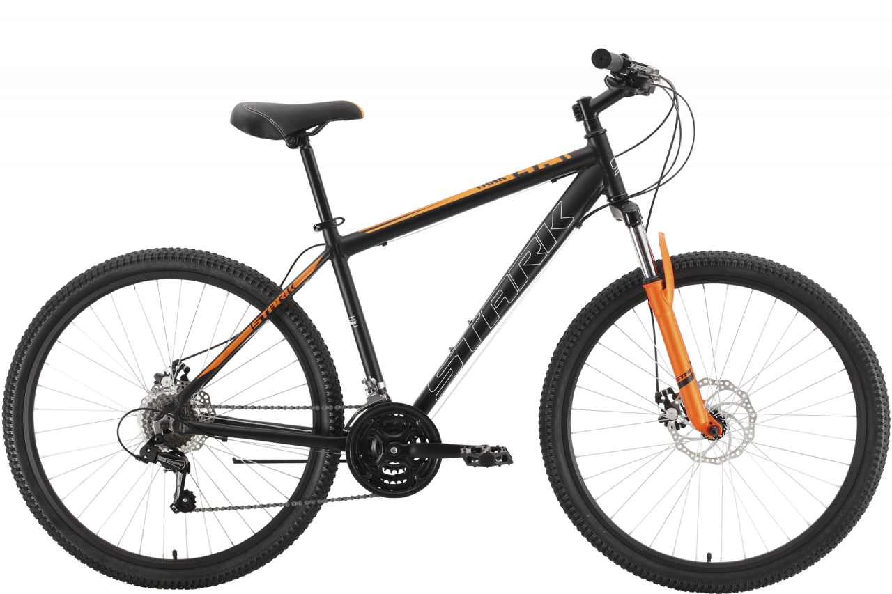 Велосипед Stark Tank 27.1 D (20, черный/оранжевый, 2022)