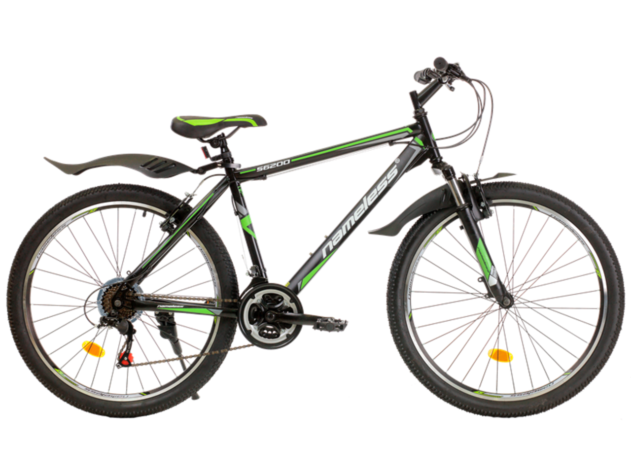 Велосипед Nameless S6200 (Black/Green)