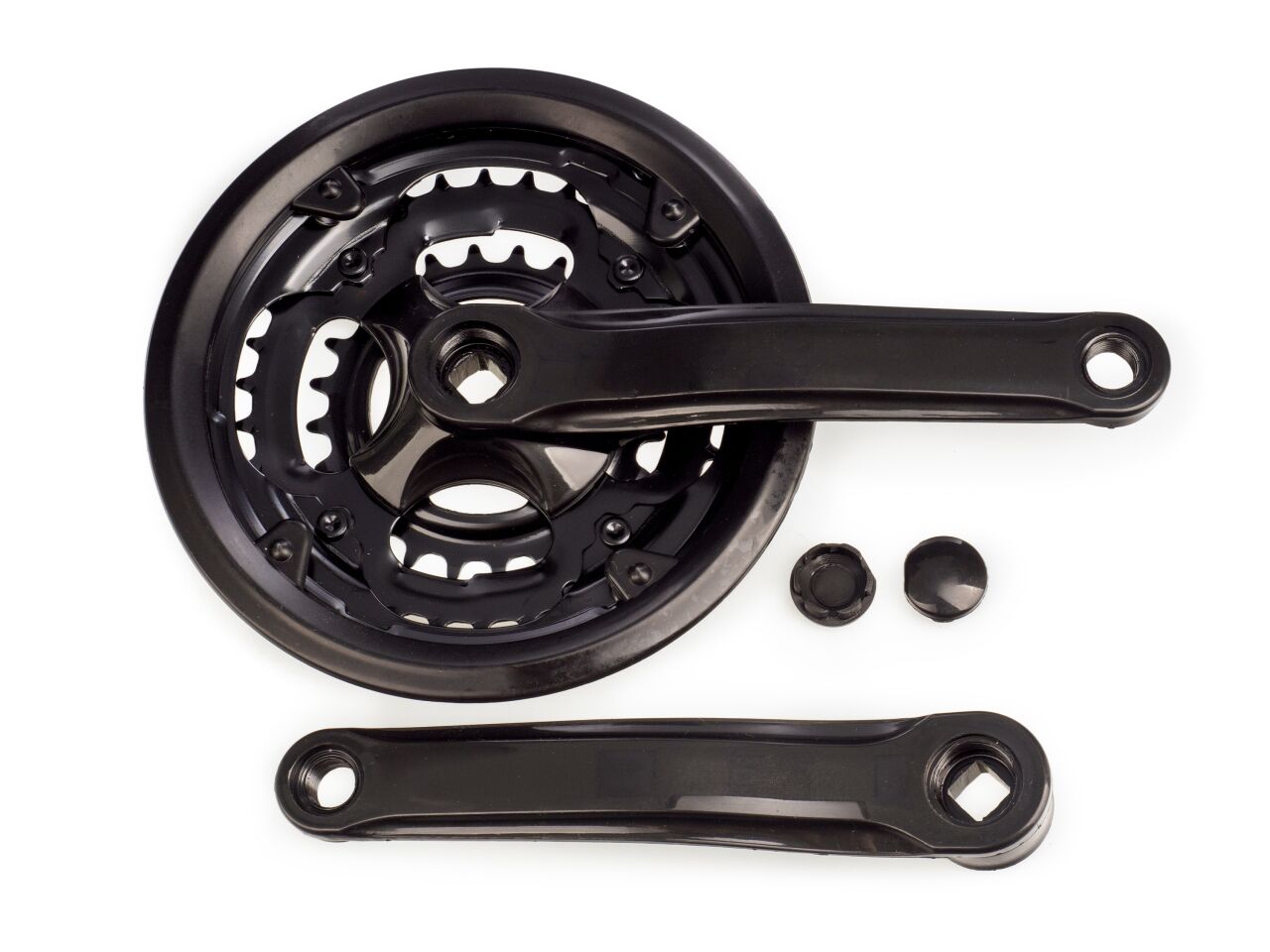 Система шатунов Favorit JH-P201-01, 24/34/42T, 170 мм, JH11007 Система шатунов Favorit JH-P201-01, 24/34/42T, 170 мм, JH11007