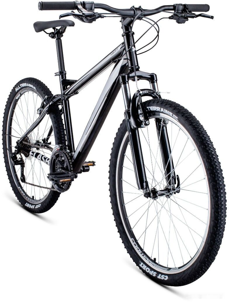 Велосипед Forward Flash 26 1.0 (19, черный/серый, 2022)