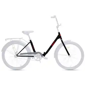 Велосипед Aist Smart 1.1 24 (13, черный/красный, 2026)