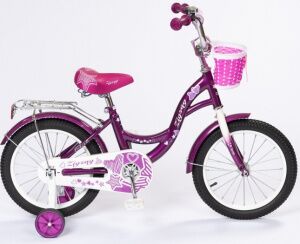 Детский велосипед Zigzag Girl 14 (фиолетовый) ZG-1424 Детский велосипед Zigzag Girl 14 (фиолетовый) ZG-1424