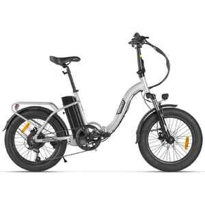 Электровелосипед Eltreco Flex 3.0 (серебристый матовый)