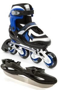 Роликовые коньки Calambus Jenny COMBO черный/синий р.30-33 (AS-43) Роликовые коньки Calambus Jenny COMBO черный/синий р.30-33 (AS-43)