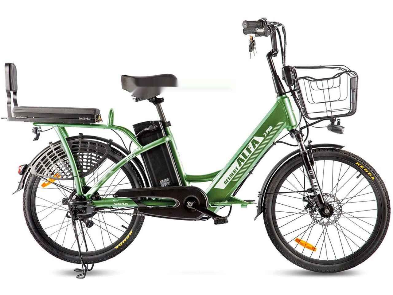 Электровелосипед Gelbert ALFA 2 PRO (зеленый) Электровелосипед Gelbert ALFA 2 PRO (зеленый)