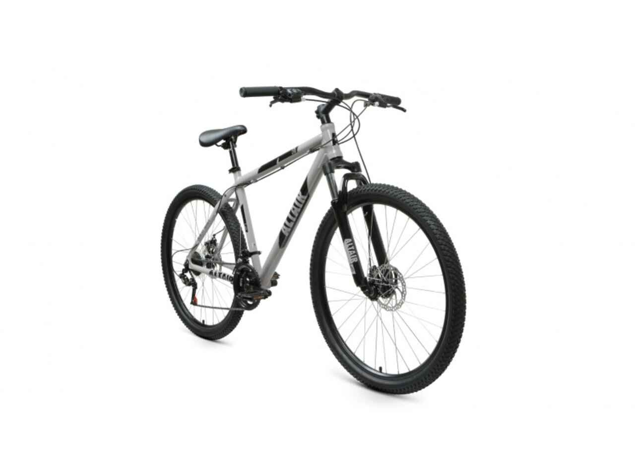 Велосипед ALTAIR AL 27.5 D (15, серый/черный, 2021)