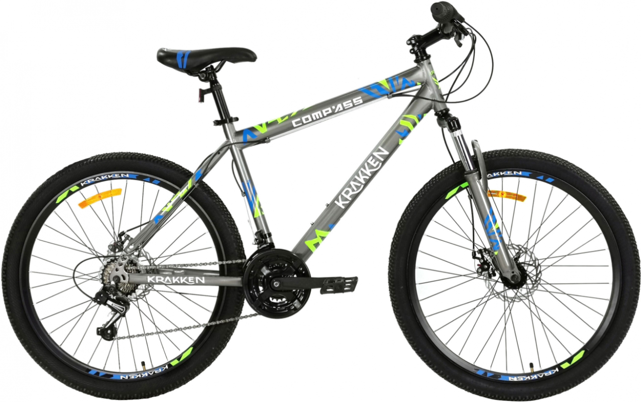 Велосипед Krakken Compass 26 (16, серый, 2021)