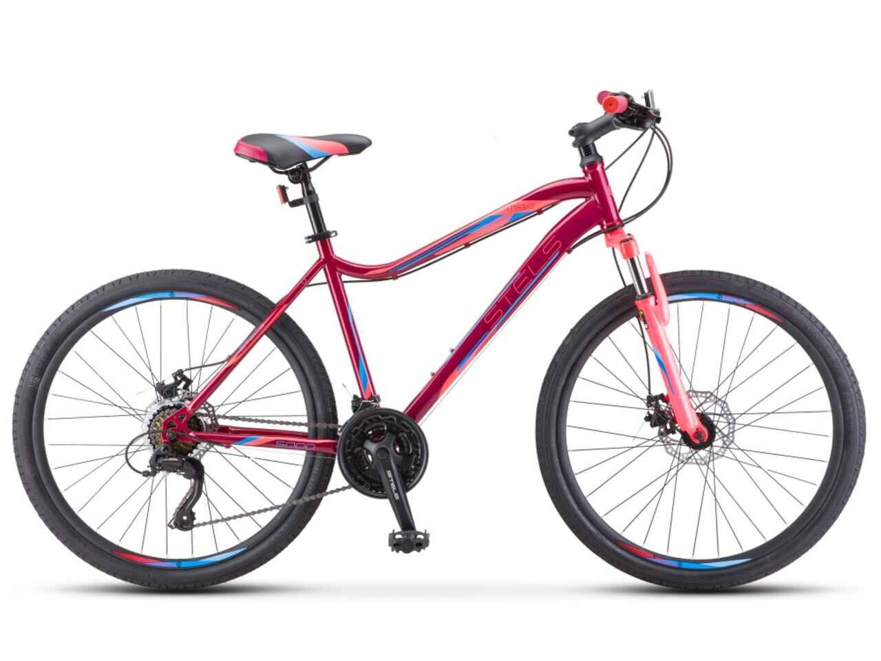 Велосипед Stels Miss 5000 MD 26 V020 (16, вишневый/розовый, 2022)