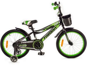 Детский велосипед Favorit Biker 18 (черный/зеленый) BIK-18GN Детский велосипед Favorit Biker 18 (черный/зеленый) BIK-18GN